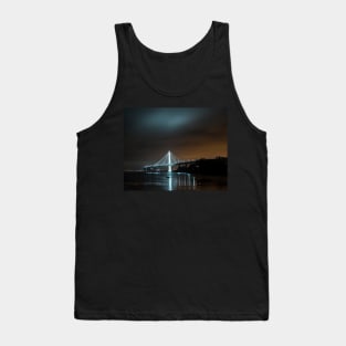 The Bay Bridge San Francisco CA Boats Tank Top